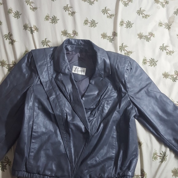⚠️ donated ⚠️ Berman's leather jacket - Picture 2 of 6